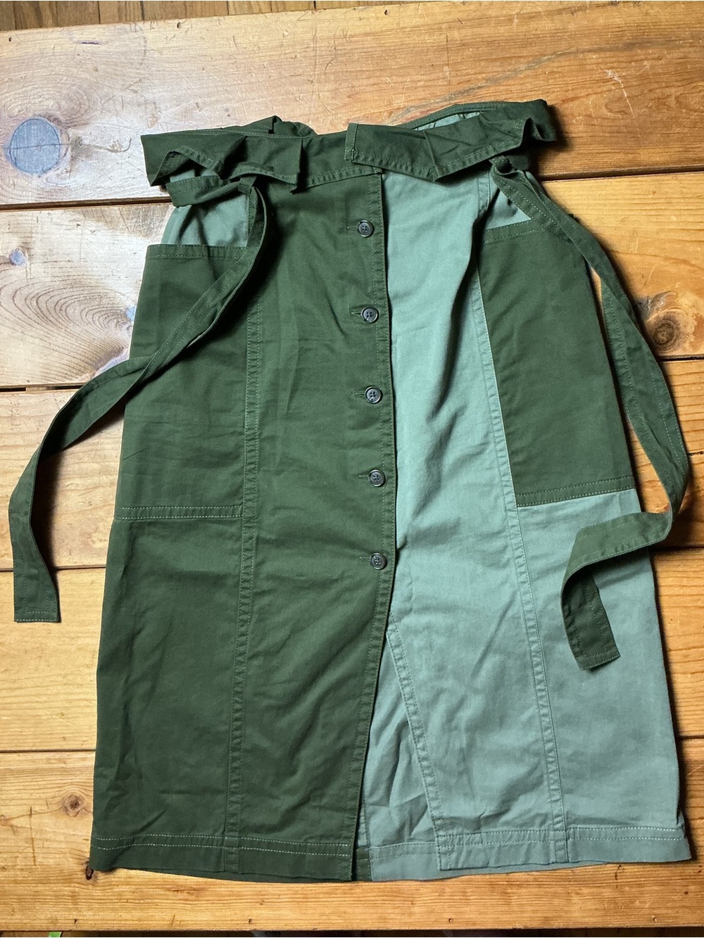 Banana Republic Olive Green Utility Skirt